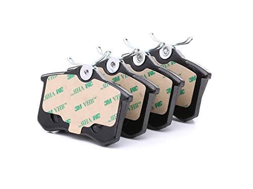 FERODO Juego de pastillas de freno Trasero no preparado para indicador de desgaste con accesorios FDB1788 Juego de pastillas de freno Compatible con VW Polo V Hatchback 6R1, 6C1 GOLF VI 5K1