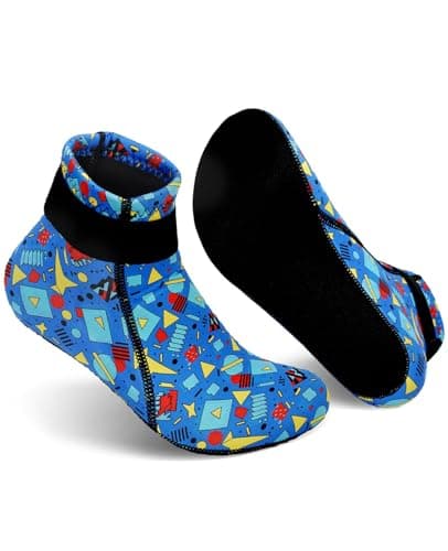 Gogokids Calcetines de neopreno para niños de 3 mm, con cierre de , antideslizantes, para voleibol de playa, natación, playa, deportes acuáticos