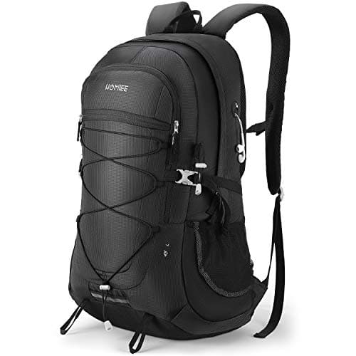 HOMIEE Mochila de Senderismo de 45L Bolsa de Impermeable Nylon para Caminatas con Bolsillo para Computadora Portátil Adecuada para Caminatas Excursiones Deportes al Aire Libre