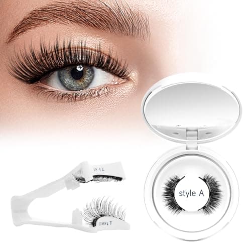 Higu Clace PestañAs Postizas Magneticas, PestañAs MagnéTicas Con Aplicador, No Requiere Pegamento Ni Removedor, Perfectas Para Principiantes Magnetic Lashes (Set A)