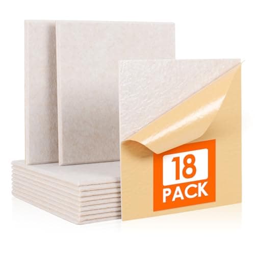 Rdutuok 18 Paquetes de Paneles Acústicos Autoadhesivos, 30 x 30 x 1cm Paneles de Espuma Insonorizados, Pared para Estudio de Grabación, Oficina, Estudio Decoración de Pared (Camell)