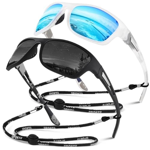 Sunier Gafas de Sol Hombre Mujer Polarizadas Deportivas Gafas de Sol Conduciendo Pesca Ciclismo Protección 100% UV400
