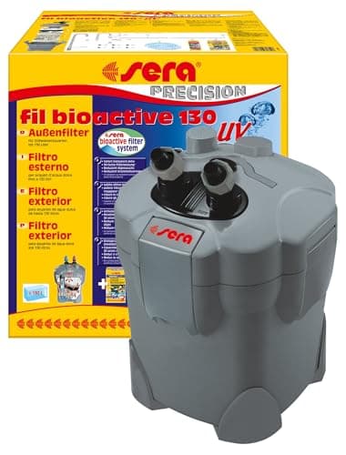 sera fil bioactive 130+ UV - Filtros externos versátiles y fáciles de usar para acuarios de agua dulce con UV-C