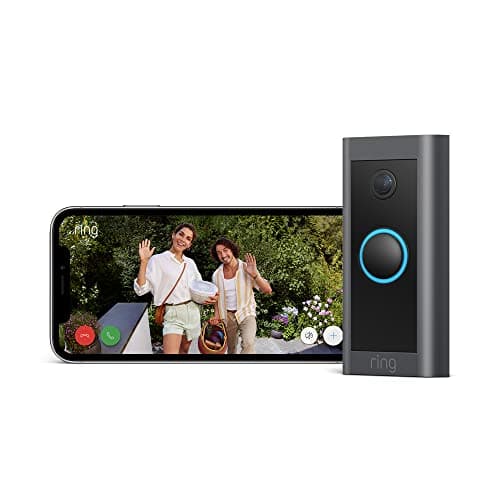 Ring videotimbre cableado (Video Doorbell Wired) | Videotimbre exterior impermeable con vídeo HD, detección de movimiento avanzada para la puerta de tu casa | 30 días gratis de Ring Home