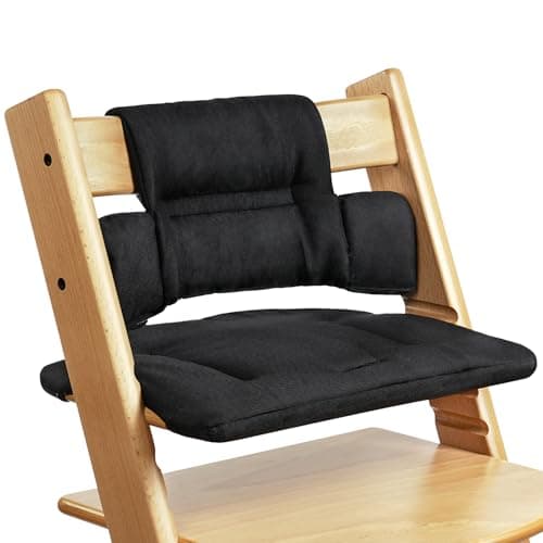 Vicloon Cojín para Trona Compatible con Stokke Tripp Trapp, Funda Trona de Bebe Antideslizantes Universal, con Revestimiento Impermeable, Fácil Limpieza, Suave y Cómodo, Funda de Repuesto (03)