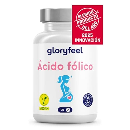Ácido fólico 400µg - Para el tejido materno y el sistema inmunitario* - Diseñado para 1 trimestre (3 meses) - Vitamina B9 en altas dosis, biodisponibilidad óptima - Vegano