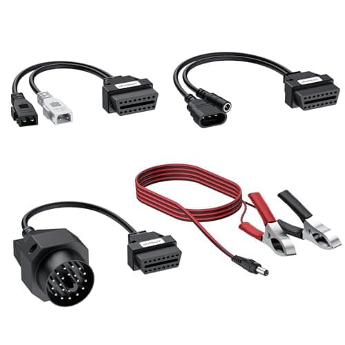 AUTOUTLET Cable Adaptador de Diagnóstico, 4PCS Juego de Cables para Automóvil OBD2 OBD1 Cable de Diagnóstico para Delphi CDP + DS150Er