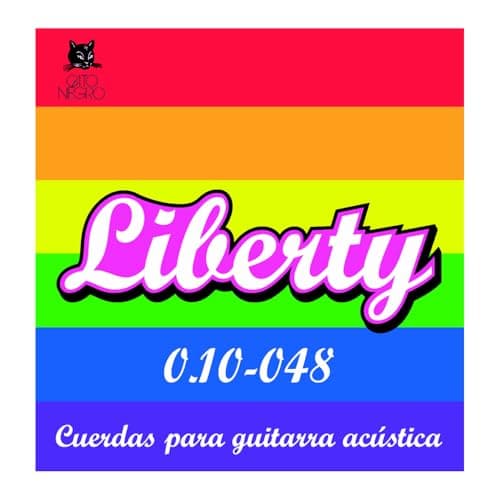 Juego de cuerdas para guitarra acústica Gato Negro Liberty