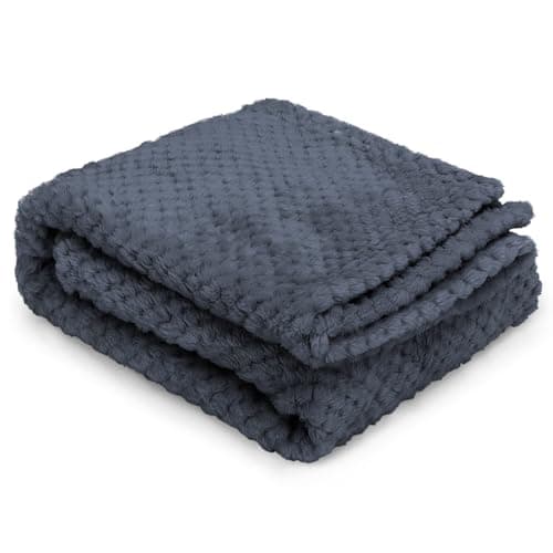 Nobleza Manta Suave de Felpa para Perros Gatos y Otras Mascotas Lavable Color Gris 80 * 80cm