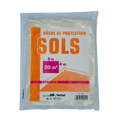 Savy 4216002 - Lona de protección, color blanco