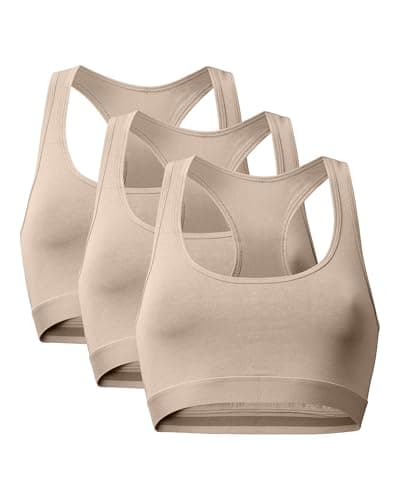 DANISH ENDURANCE Sujetador de Algodón Orgánico, Ropa Interior Mujer Suave Beige M