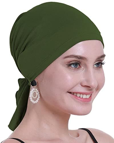 osvyo - Pañuelo de bambú para la cabeza para mujeres con pérdida de cabello por quimioterapia, turbantes para el cáncer, embalaje sellado, Talla única