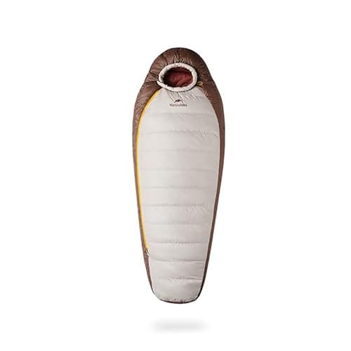 Naturehike Snowbird - Saco de dormir tipo momia para invierno con plumón de pato, para acampar al aire libre, ultraligero y cálido
