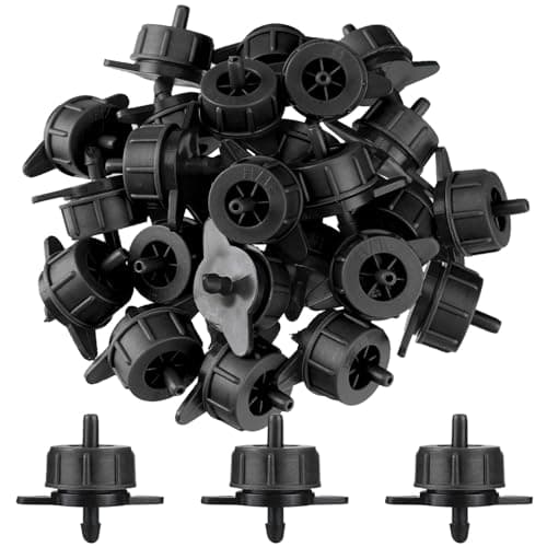 Wzzy Gurden Gotero Autocompensante | Caudal 4 l/h | Desmontables para Limpieza | Bolsa de 100 Unidades