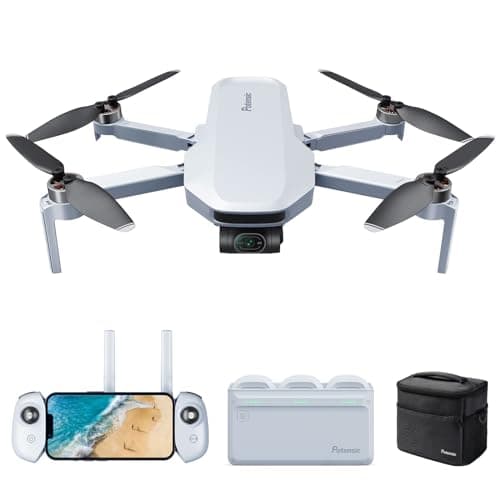 Potensic ATOM GPS Dron con Cámara 4K Adultos, Menos de 249g, 6km Transmisión, Estabilización en 3 ejes, 3 baterías para un tiempo máx. de vuelo de 96 min, regreso automático, QuickShots, C0