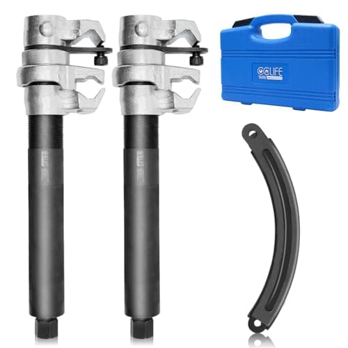 CCLIFE Juego de Compresor Muelles Amortiguador 1,2T útil para Cambiar Amortiguadores Máximo 280mm, DIB