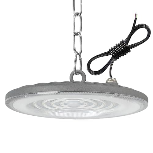 Toobettp UFO LED Foco Industrial 100W, 10000LM Naves Industriales, 6500K Impermeable IP65 para Patio, Garaje, Fábrica, Taller