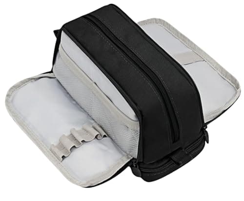 LEXICANMHS Estuche Grande para lápices, Estuche de Gran Capacidad, 4 Compartimentos múltiples, Gran Espacio de Almacenamiento, portalápices, rotulador, Organizador portátil de papelería de Oficina