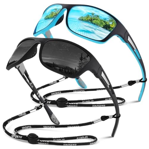Sunier Gafas de Sol Hombre Mujer Polarizadas Deportivas Gafas de Sol Conduciendo Pesca Ciclismo Protección 100% UV400