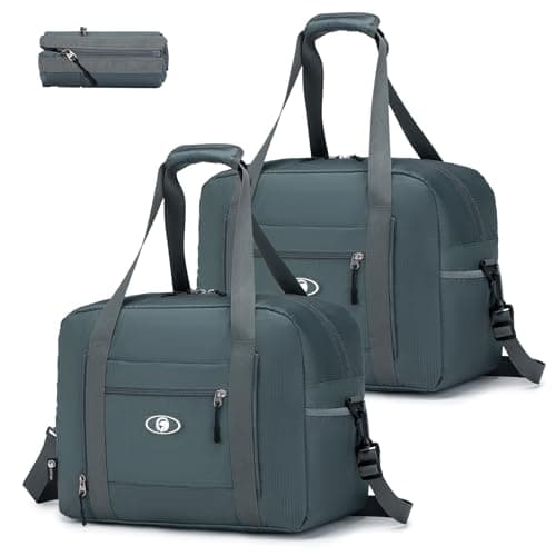 SPAHER Plegable Bolsa de Viaje 40x30x20 Ryanair Wizzair Equipaje de Mano Vueling 25L Bolsa Cabina Impermeable Bolso de Mano Avion Maternidad Hospital para Deporte Gimnasio Travel Cabin Bag
