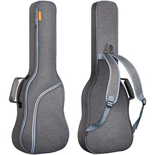 CAHAYA Bolsa Guitarra Electrica Acolchada 9mm Funda para Guitarra Electrica con Un Bolsillo Frontal para Libros de Música Modelo CY0175