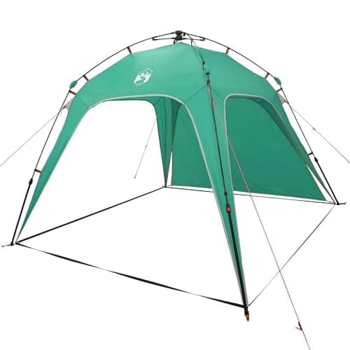 vidaXL Tienda Instantánea Verde Mar 260 x 260 x 197 cm Acero, Refugio Aventura, Tienda Instantánea, Portátil, Fácil de Acampar, Compacto, Escapada al Aire Libre