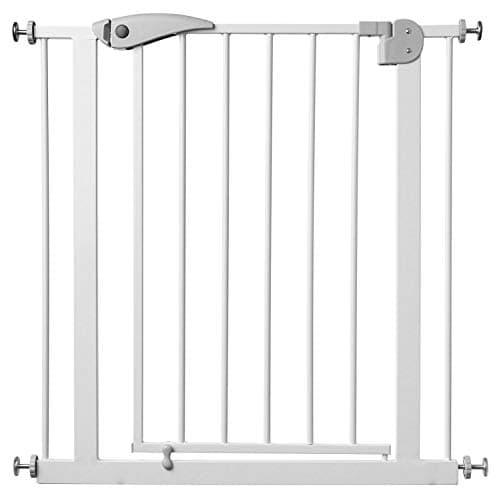Babify Barrera de Seguridad de niños para puertas y pasillos, blanco