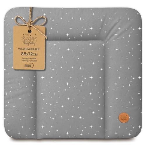 Cambiador bebe 85x72 cm - colchon impermeable portátil para comoda o lavadora cojin muda cómoda trocador fraldas colchón colchoneta fácil de limpiar Oeko-Tex Galaxia B