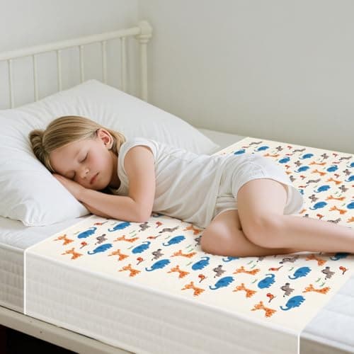 Aolso Cambiador de Bebé, 86 * 91cm Cambiador Bebe Portatil, Almohadillas para Cambiar Pañales Lavables para Niños, Lavable Plegable Almohadilla De Cuna para Bebé (Elefantes)
