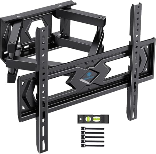 PERLESMITH Soporte TV Pared Articulado Inclinable Y Giratorio – Soporte TV para 26-70 Pulgadas Pantallas – MAX VESA 400x400mm, para Soportar 45kg