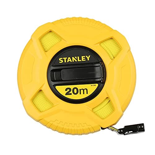 Stanley 0-34-296 - Cinta métrica arrollable (fibra de vidrio, 20 m)