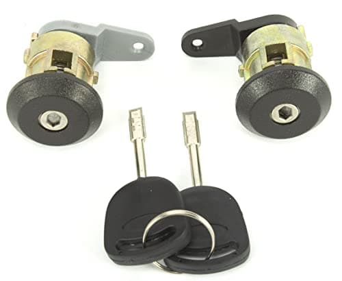 TarosTrade 60-0530-N-83741 Set De Bombines De Puerta Delantero Con 2 Llaves Iguales