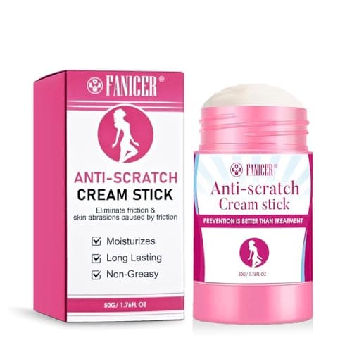 Palo Antirozaduras,Bálsamo Antirozaduras Muslos,Previene Eficazmente Rozaduras y Ampollas, ara Muslos, Hombros, Pecho y Pies,Prevenir Rozaduras y Rozaduras por Ejercicio al Aire Libre,50g,Rosa