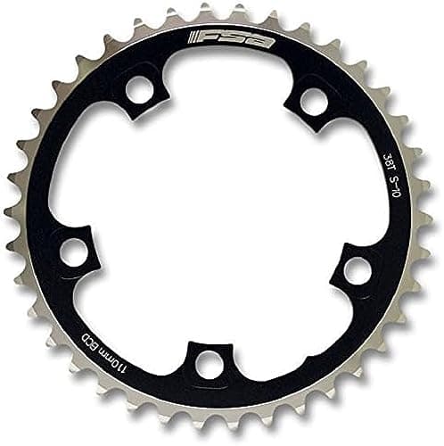 FSA Stamped BCD 110mm CR SB BCD110 36T N11WB047, Negro y plata