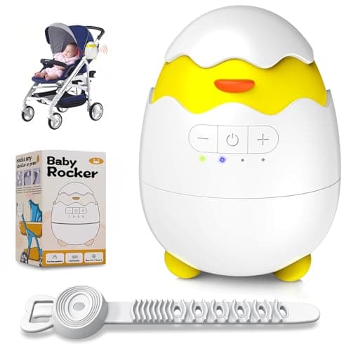 Robofun Baby Rocker-Diseño original-Columpio Para Cochecito De bebé, Ayuda Para Dormir Para Bebés, Temporizador De 30-60-90 Minutos, 5 Niveles De Intensidad