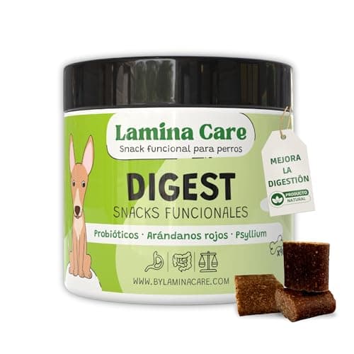 Lamina Care - Snacks con Probioticos Perros para Ayudar al Aparato Gastrointestinal Perros, Facilita la Absorción de Nutrientes y Reduce Gases e Inflamación para Perros 90 Snacks