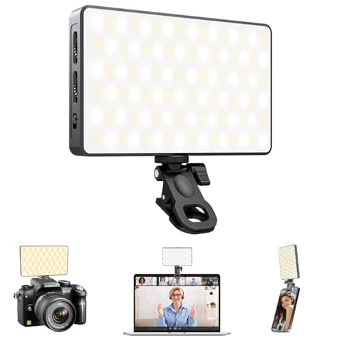 90 LED Aro de Luz para Movil: Recargable Teléfono Relleno Luces, Anillo de Luz para la Foto de la Cámara, Zoom Reuniones, TikTok, Vlog Fotografía