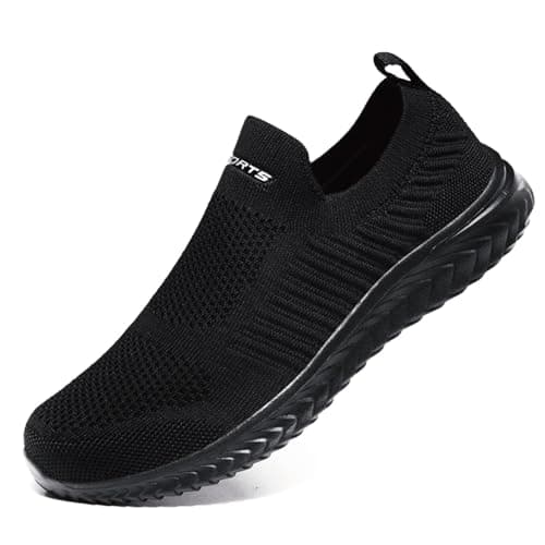 Zapatillas Deportivas Mujer Hombre Zapatillas de Running Ligero Calzado Transpirables Gimnasio Casual Sneakers Zapatos para Correr Cómodo Atlético Negro 36EU