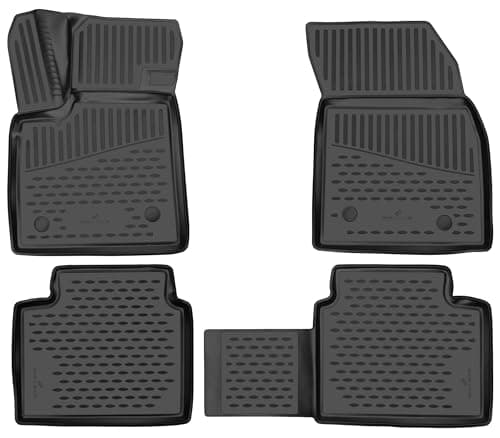 WALSER Alfombrillas de goma a medida XTR compatible con Ford Focus IV (Focus 4) (HN) 01/2018-2025, Ford Focus IV Turnier (HP) 09/2018-2025