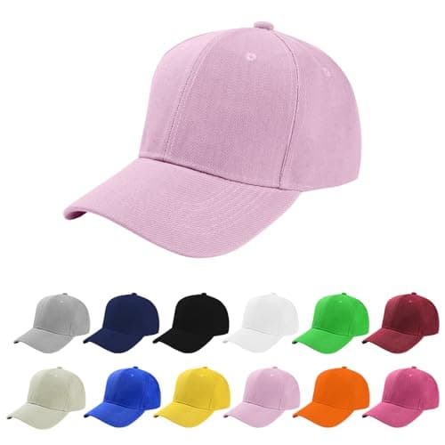 Aomig Gorras de Beisbol, Gorras de Hombre Ajustable, Gorra Verano Malla Transpirable Casuales, Gorras Deportivas Unisex Adulto para Running Beisbol Tenis Golf, Rosa