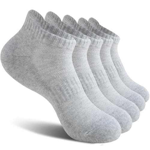 Wamicu Calcetines Tobilleros Hombre - 5 Pares Corto Verano Algodón Transpirable Ideales para Deporte Running - Talla 39-42