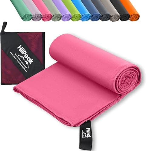 HiiPeak Toallas Microfibra Gimnasio Grandes, Toalla Gimnasio Compactas y de Alta Absorción | Toalla Gym Hombre, Ideal para Gimnasio, Viajes y Piscina | Mantenimiento Fácil