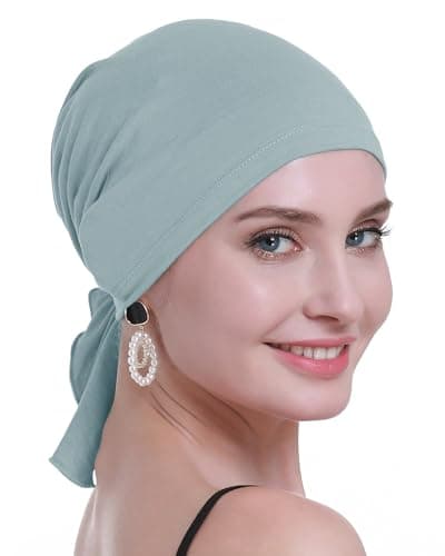 osvyo - Pañuelo de bambú para la cabeza para mujeres con pérdida de cabello por quimioterapia, turbantes para el cáncer, embalaje sellado, Talla única