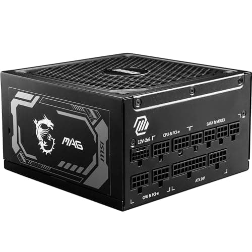 MSI mag A1000GL PCIE5 ATX 3.1 1000W 80 Plus Gold Modular