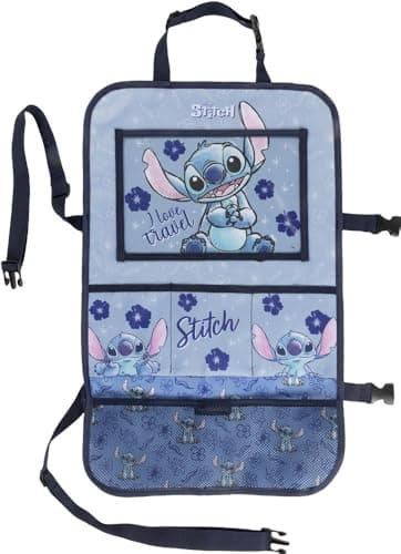 Organizer Stitch, organizador multifuncional de Disney para coche, hogar y oficina, compartimentos ajustables para accesorios, juguetes, productos y herramientas infantiles, diseño Lilo & Stitch.
