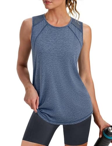 Gyabnw Camiseta sin Mangas Deportivo Tirantes Mujer Ligera y Transpirable para Deporte Adecuado para Yoga Gimnasio Correr y Otros Deportes