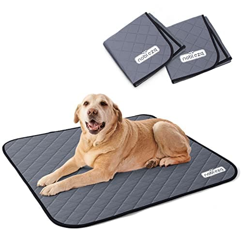 Nobleza Almohadillas de Entrenamiento Reutilizables para Perros, 2 Piezas Lavables Almohadillas de Entrenamiento para Perros, Absorbente Antideslizante Empapadores Perro, 72 * 81cm