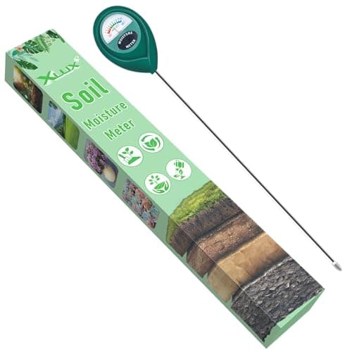 XLUX Medidor de Humedad de Suelo de Uso Profundo, Sensor indicador de Monitor de Agua, higrómetro para Plantas Grandes de Interior y Exterior, Flores, jardinería, Agricultura