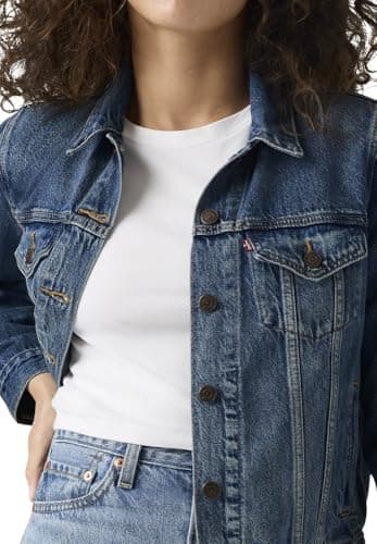Levi's Original Trucker, Denim jacket para Mujer, Soft As Butter Dark, L