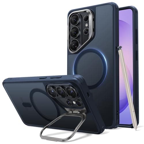 ESR Funda para Samsung Galaxy S26 Ultra, Compatible MagSafe, Control de Cámara, Funda con Soporte Oculto Integrado, Protectora Grado Militar, Resistente a Arañazos, Serie Classic, Azul Esmerilado